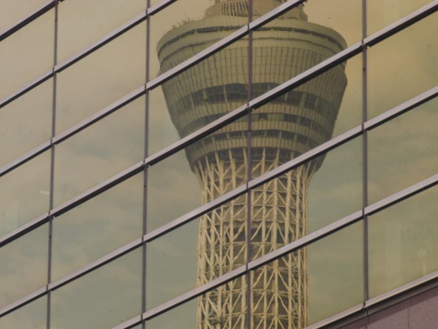反射スルスカイツリー