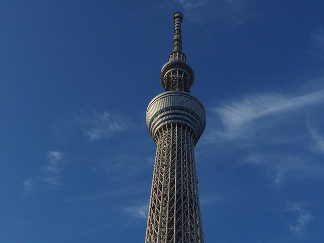 bluesky and Skytree Tokyo.
